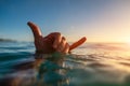 Hawaiian Shaka sign Royalty Free Stock Photo