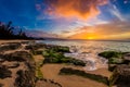 Hawaiian Sunset Royalty Free Stock Photo