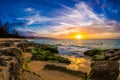 Hawaiian Sunset Royalty Free Stock Photo