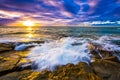 Hawaiian Sunset Royalty Free Stock Photo