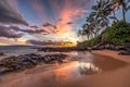 Hawaiian Sunset Wonder Royalty Free Stock Photo