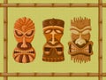 Hawaiian Tiki tribal mask