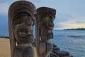 Hawaiian Tikis totem poles