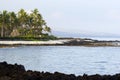 Hawaiian Volcanic Beach Royalty Free Stock Photo