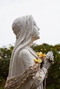 Hawaiin Mary with shell Lei Royalty Free Stock Photo