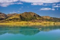 Hawea lake, South island landscape New Zealand