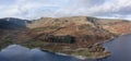 Panorama of Haweswater and Riggindale Royalty Free Stock Photo