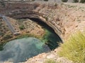 Hawiyat Najm Sinkhole, Oman Royalty Free Stock Photo