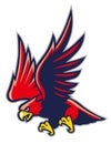 Hawk mascot Royalty Free Stock Photo