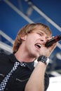 Hawk Nelson performing at The World Pulse Festival