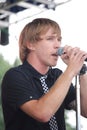 Hawk Nelson performing at The World Pulse Festival