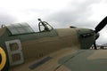 Hawker Hurricane cockpit and engine view.