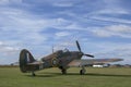 The Hawker Hurricane was a Royal Air Force fighter Royalty Free Stock Photo