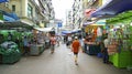 Hawkers at pei ho street market, sham shui po, hong kong