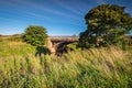 Hawkhill Bridge over River Aln Royalty Free Stock Photo