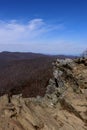 Hawksbill Loop Trail summit Shenandoah National Park 2 Royalty Free Stock Photo