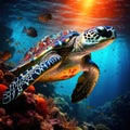 Hawksbill turtle