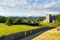 Hawkshead Lake District England uk on a beautiful sunny summer day popular tourist village known for William Wordswo Royalty Free Stock Photo