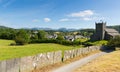 Hawkshead Lake District England uk on a beautiful sunny summer day popular tourist village Royalty Free Stock Photo