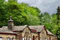 Haworth Station and tree landscape