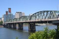 The Hawthorne Bridge in Portland, Oregon Royalty Free Stock Photo