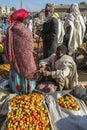 Market in Hawzien, Tigray, Ethiopia Royalty Free Stock Photo