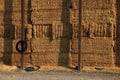 Hay Bales Stacked in a Barn Background Royalty Free Stock Photo