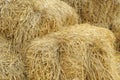 Hay bale background texture. Royalty Free Stock Photo