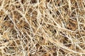 Hay bale texture, dry textured straw background, golden haystack in the rural field Royalty Free Stock Photo