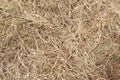 Hay bale texture, dry textured straw background, golden haystack in the rural field Royalty Free Stock Photo