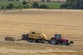 Hay Baler - Agriculture - England Royalty Free Stock Photo