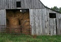 Hay Bales in Barn