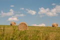 Hay Bales and Blue Skies in Upstate, NY