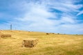 Hay bales in countryside. Shropshire, England Royalty Free Stock Photo