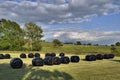 Hay bales near Ings