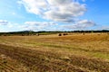 Hay bales in Scotland Royalty Free Stock Photo