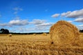 Hay bales in Scotland Royalty Free Stock Photo