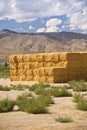 Hay Bales in the Sierras Royalty Free Stock Photo