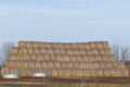 Hay Bales stacked Royalty Free Stock Photo