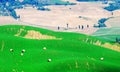 Hay bales in Tuscany