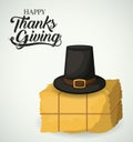 Hay and hat of Thanks given design