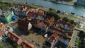 Hay Market Szczecin Rynek Sienny Ratusz Staromiejski Aerial View Poland