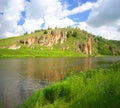 Hay River. Russia, South Ural.