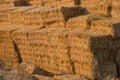 Hay stack bales Royalty Free Stock Photo