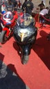 Hayabusa modifications in a drag race event