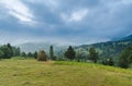 Haycock in Borsa, Maramures, Romania Royalty Free Stock Photo