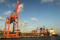 Haydarpasa Port in Istanbul ,Turkey Royalty Free Stock Photo