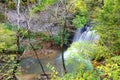 Hayden Run Falls Park in Autumn, Columbus, Ohio Royalty Free Stock Photo
