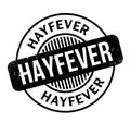 Hayfever rubber stamp Royalty Free Stock Photo