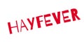 Hayfever rubber stamp Royalty Free Stock Photo